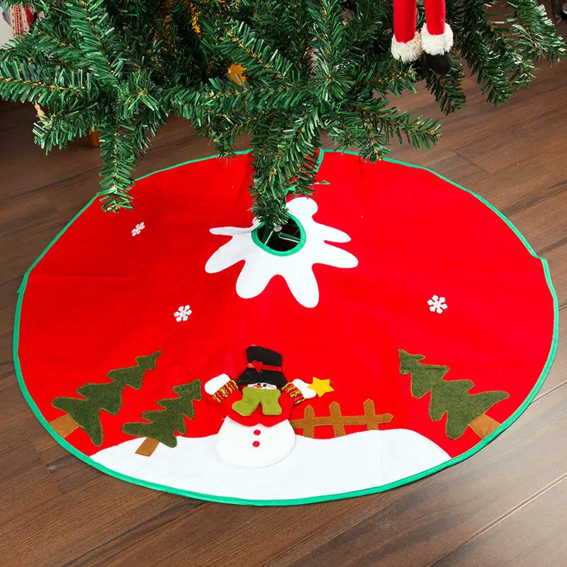 42" Tree Skirts - Snowman’s Magical Playtime