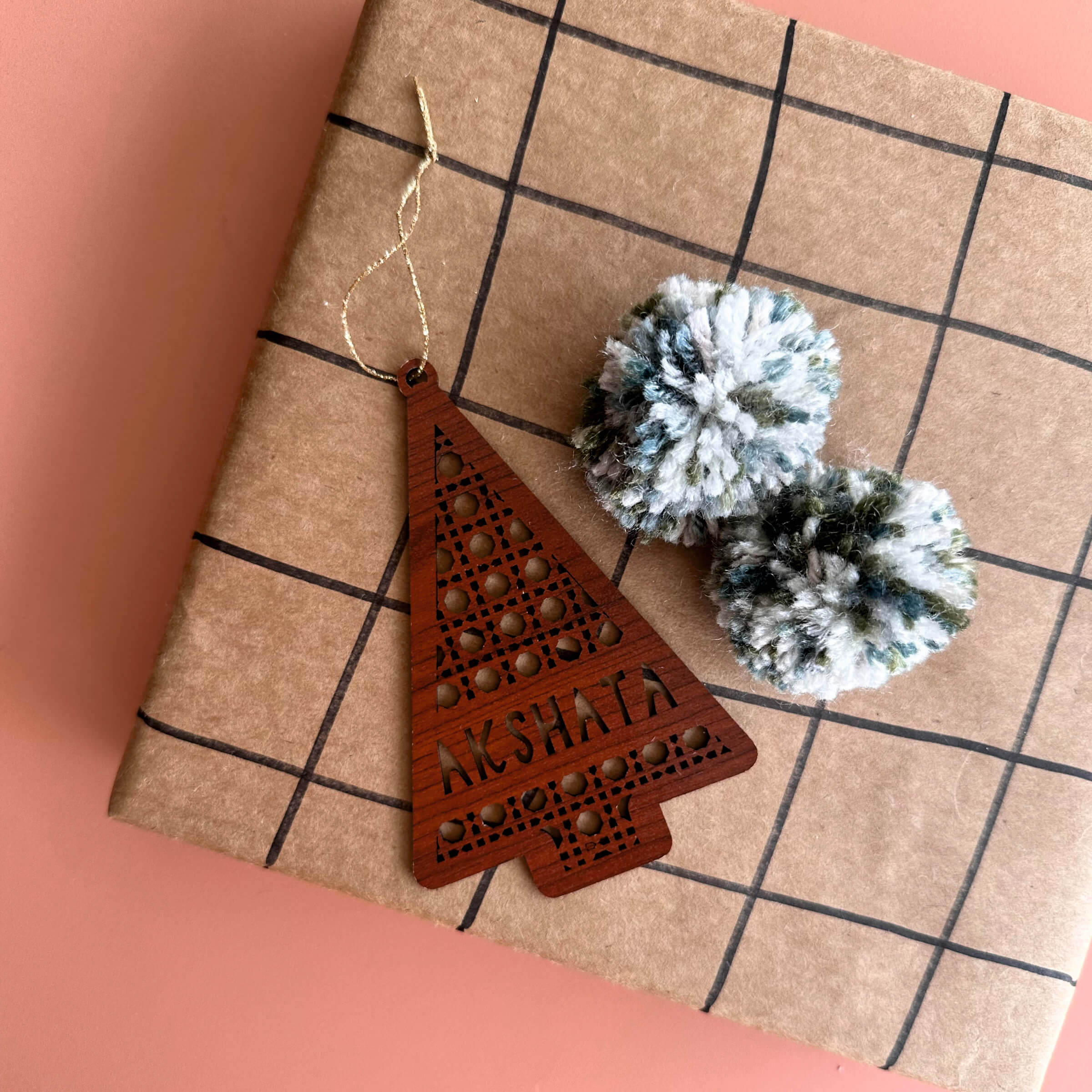 Name Ornament - Rattan