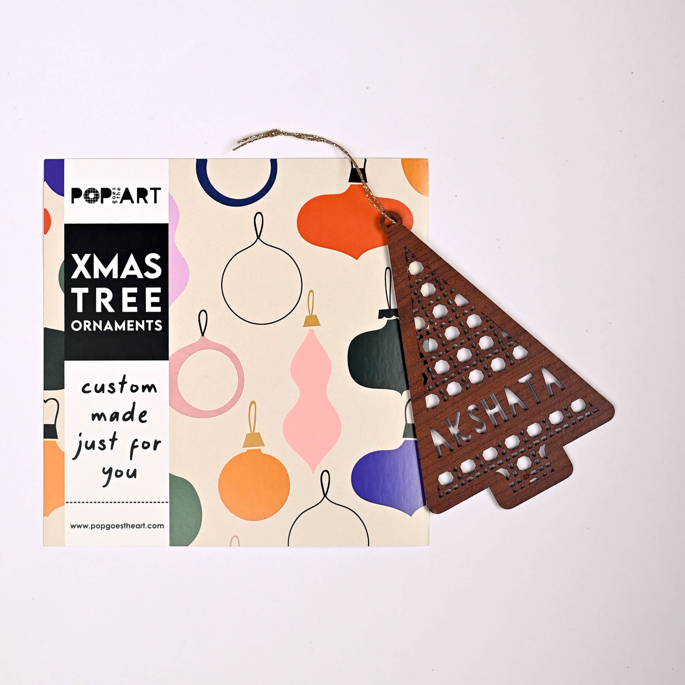 Name Ornament - Rattan