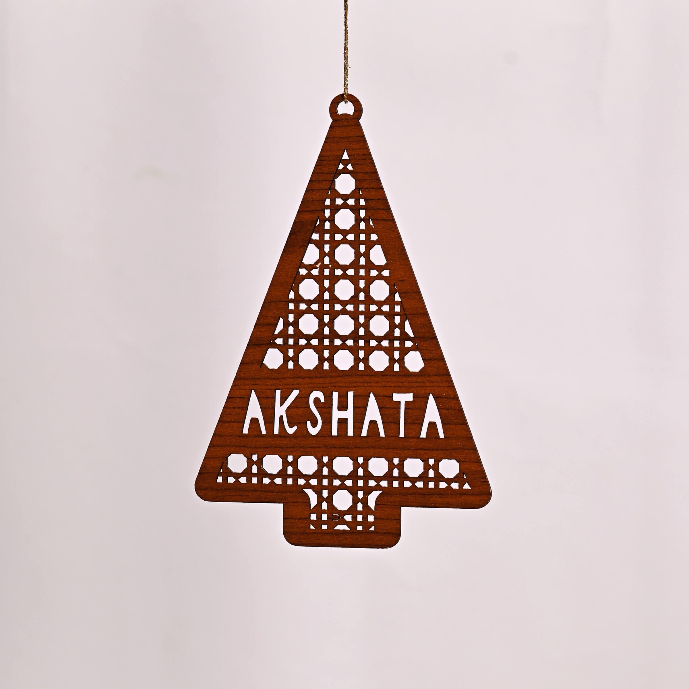 Name Ornament - Rattan