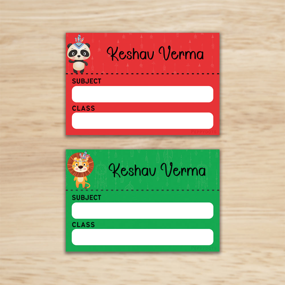 Mini SchoolBook Labels