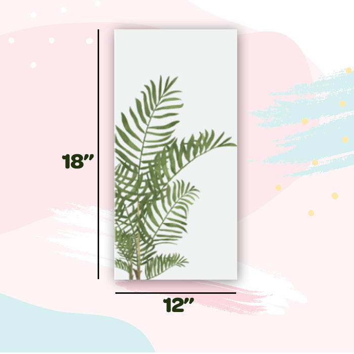 Tropical Leaves Canvas For Wall(Set of 3)