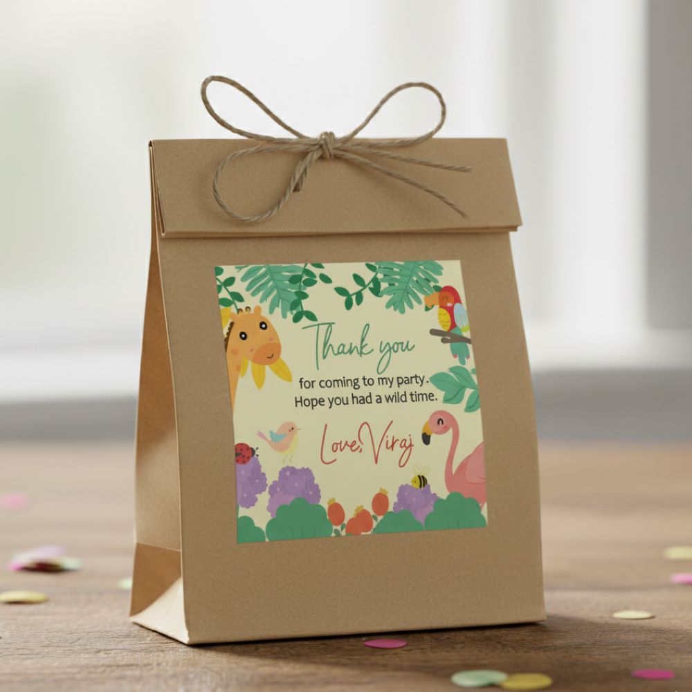 Personalised Thank You Labels