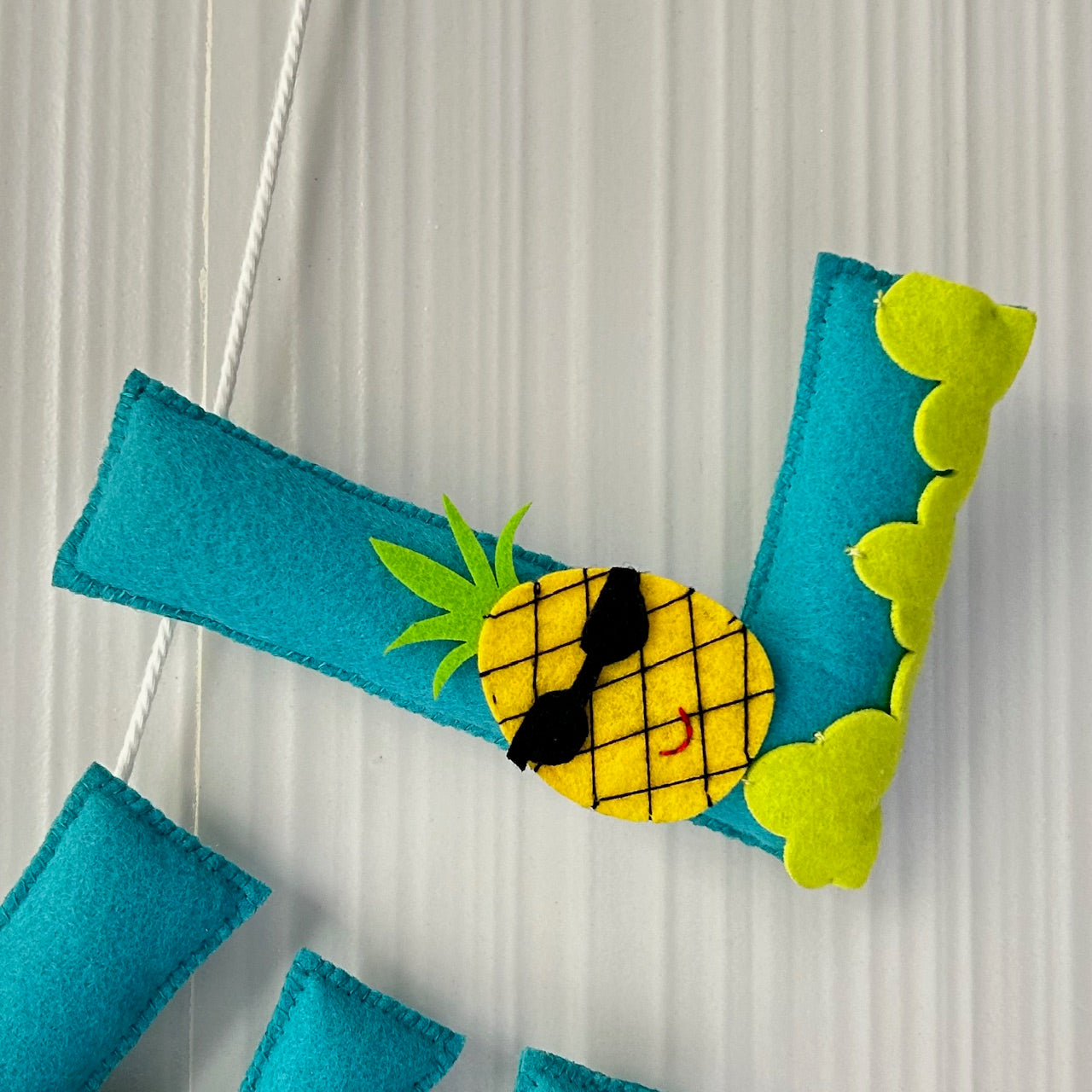 Babble Wrap Tropical Fruits Name Bunting/Garland