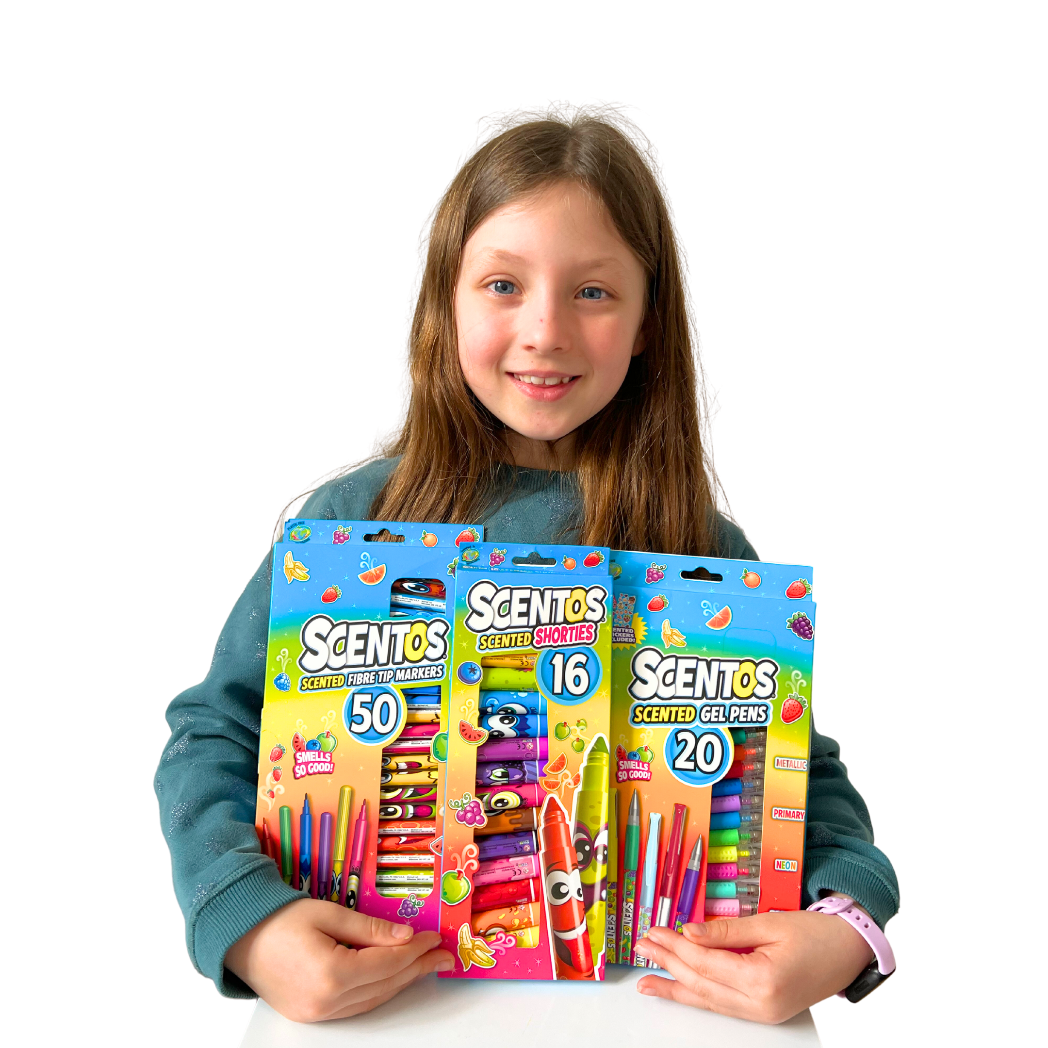 Scentos Scented 16 Shorties Markers