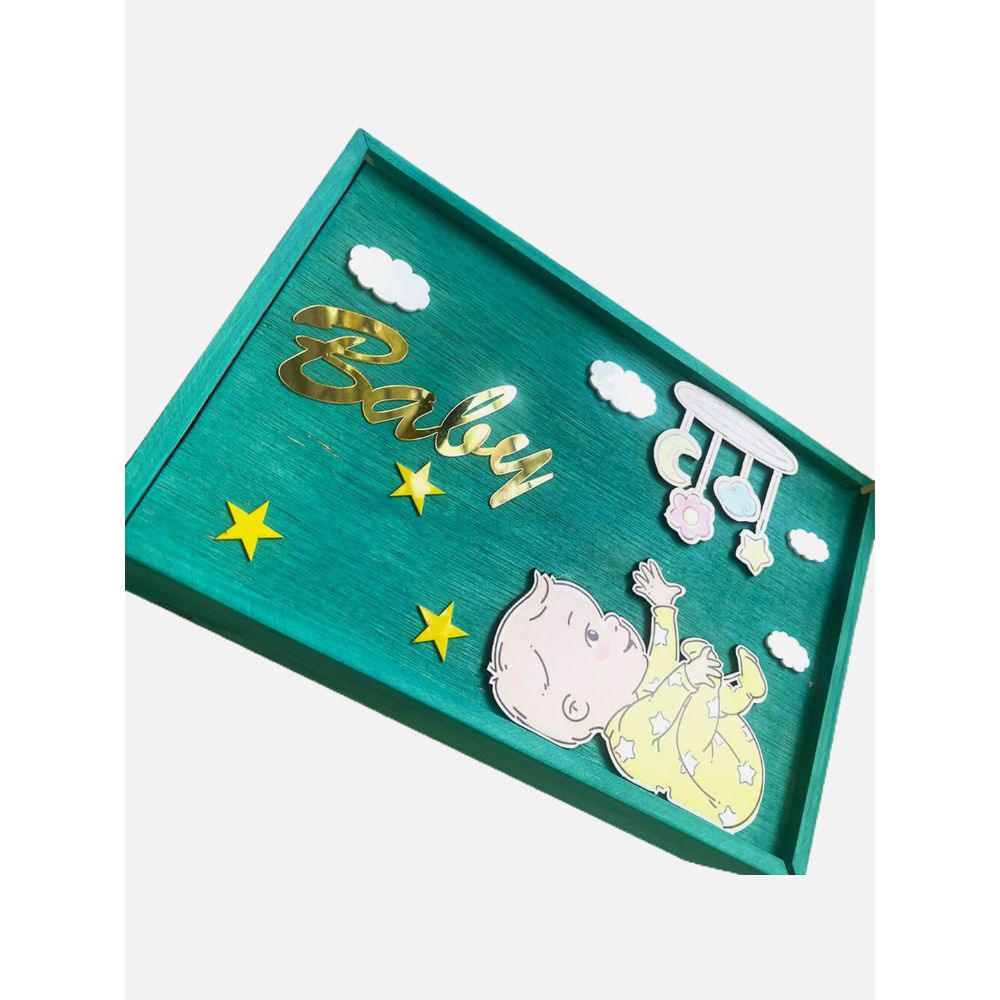 Little Surprise Box - Green Twinkle Star Newborn Hamper Gift Set