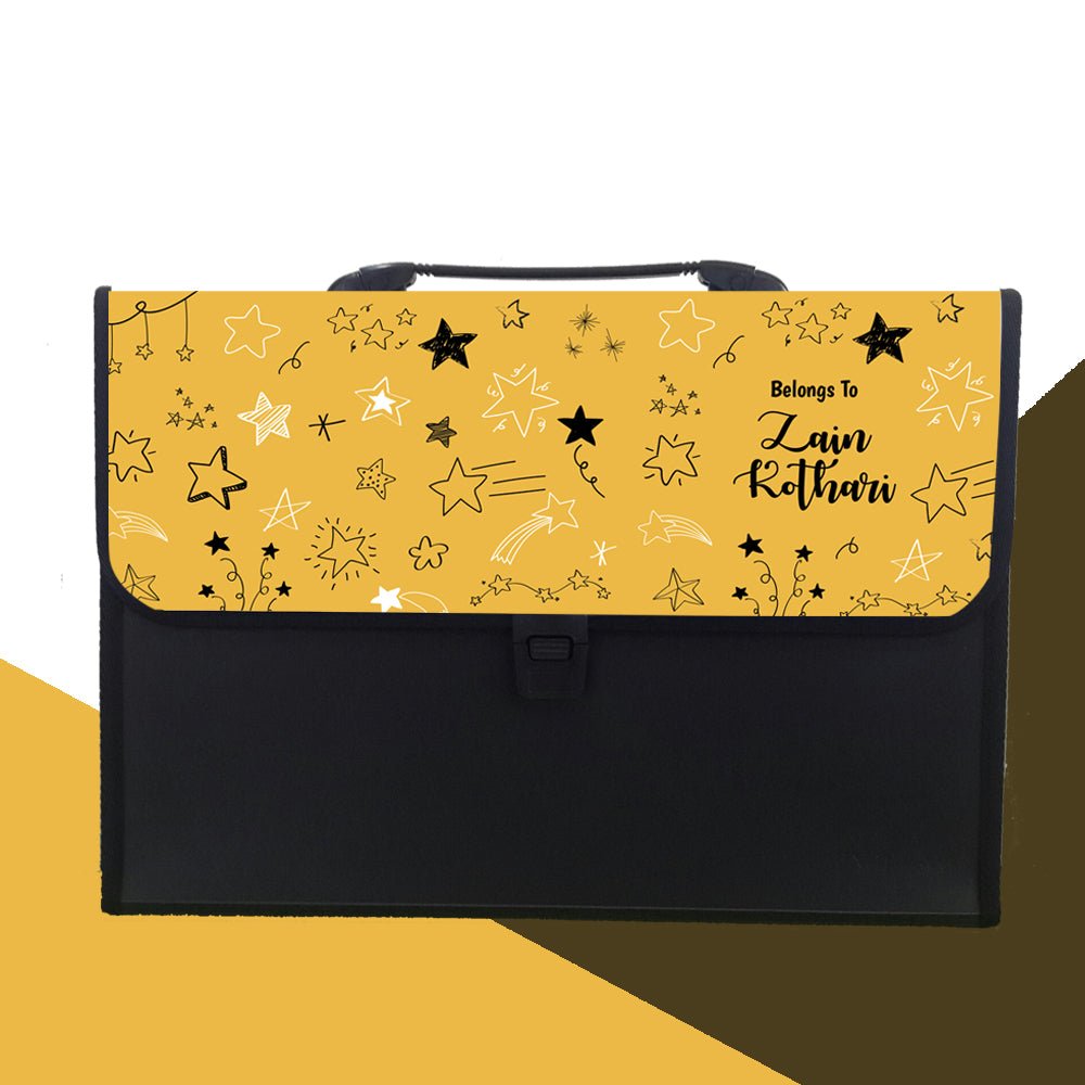 Personalised black Folder