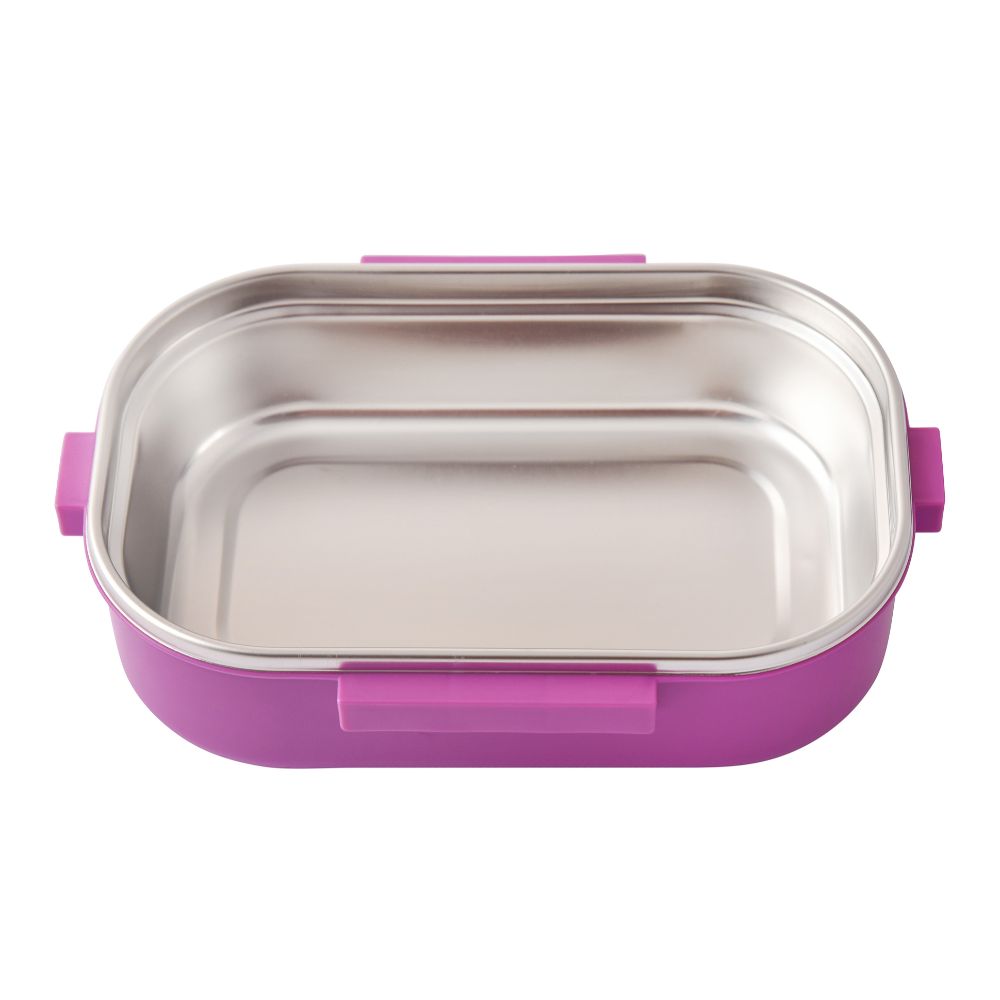 Youp Stainless Steel Green And Purple Color Unicorn Theme Kids Lunch Box Carry - 700 Ml