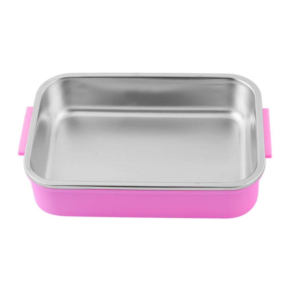 Youp Stainless Steel Pink Color Unicorn Theme Kids Lunch Box Crazy - 850 Ml