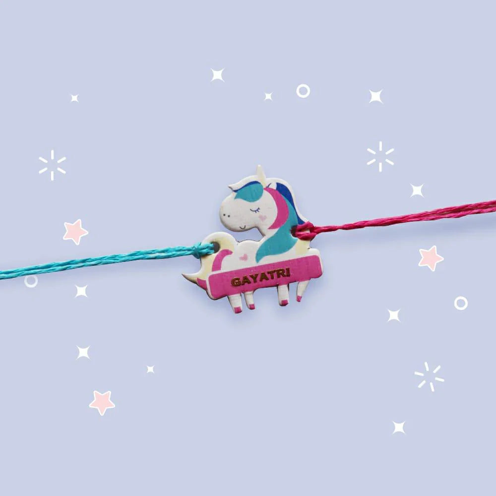 Babble Wrap Unicorn Craft Rakhi