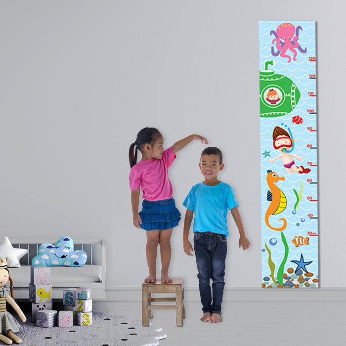 Under The Sea Height Chart Wall Sticker