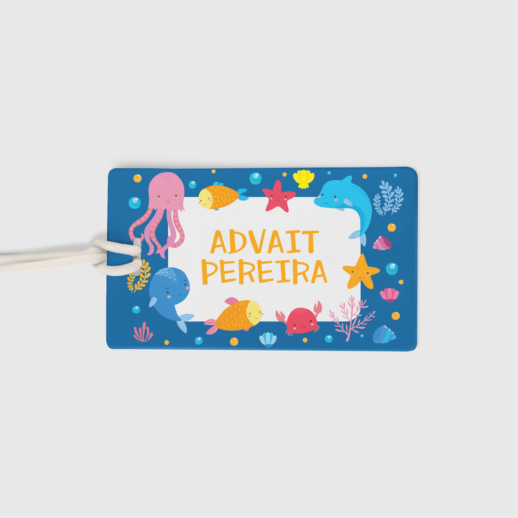 Luggage Tags - Under The Sea , Set of 2