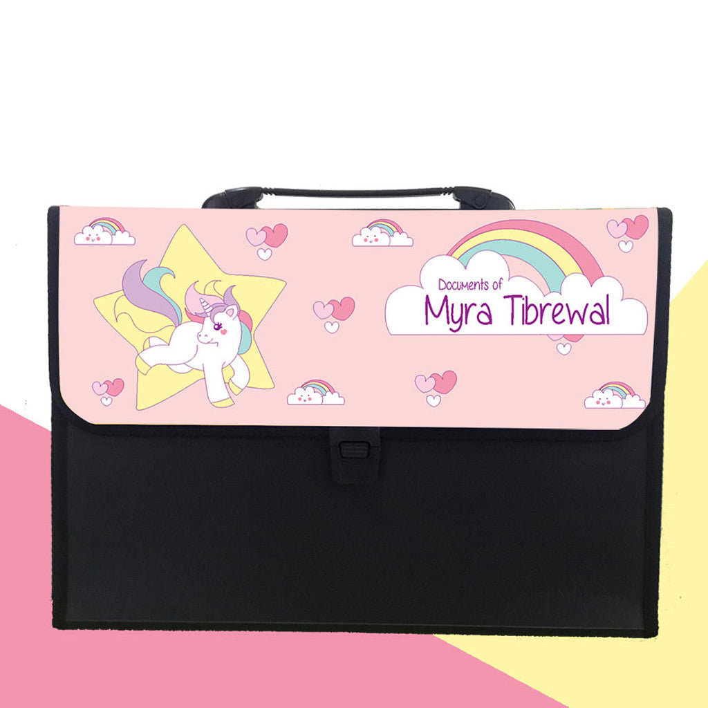 Personalised black Folder