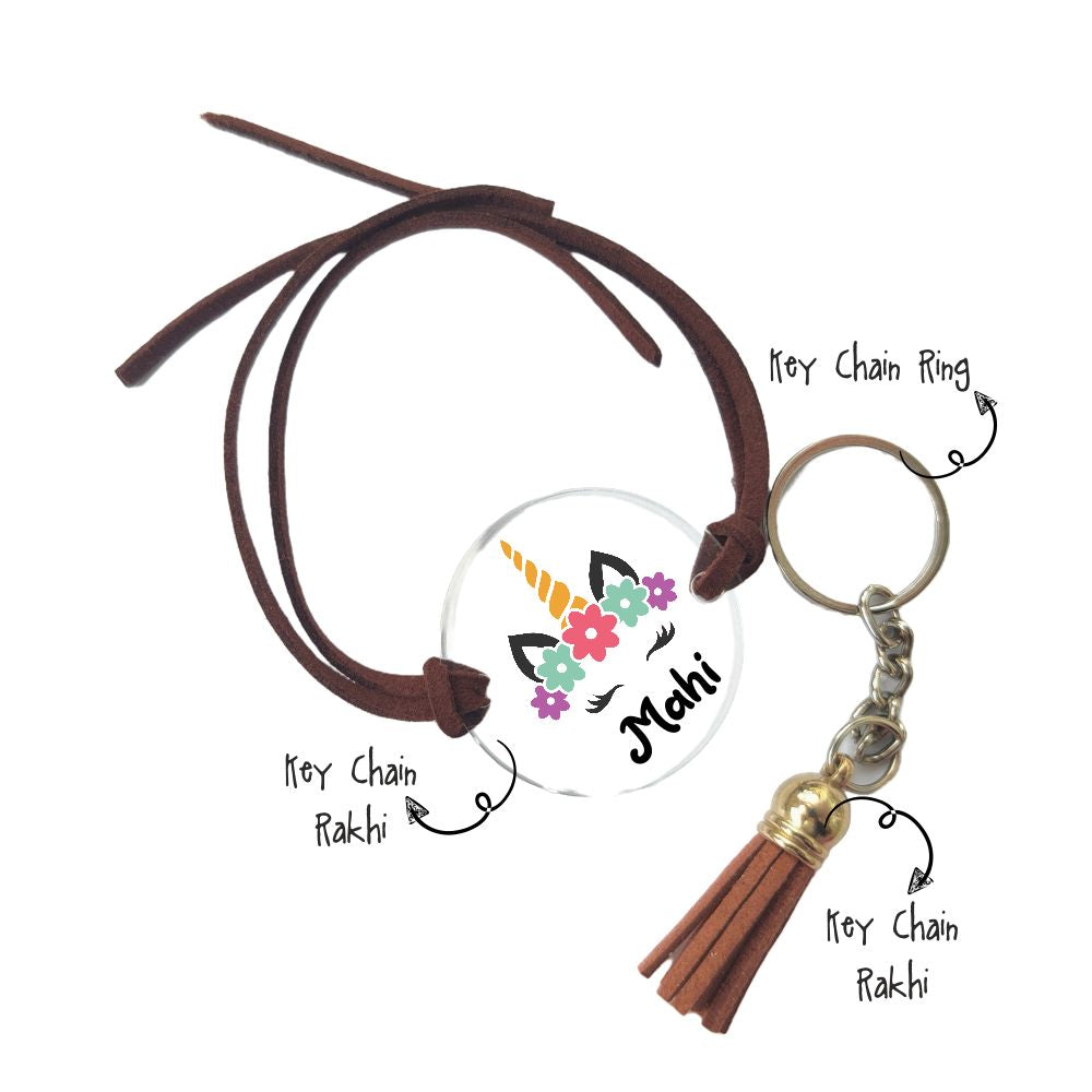 Personalised Key Chain Rakhi