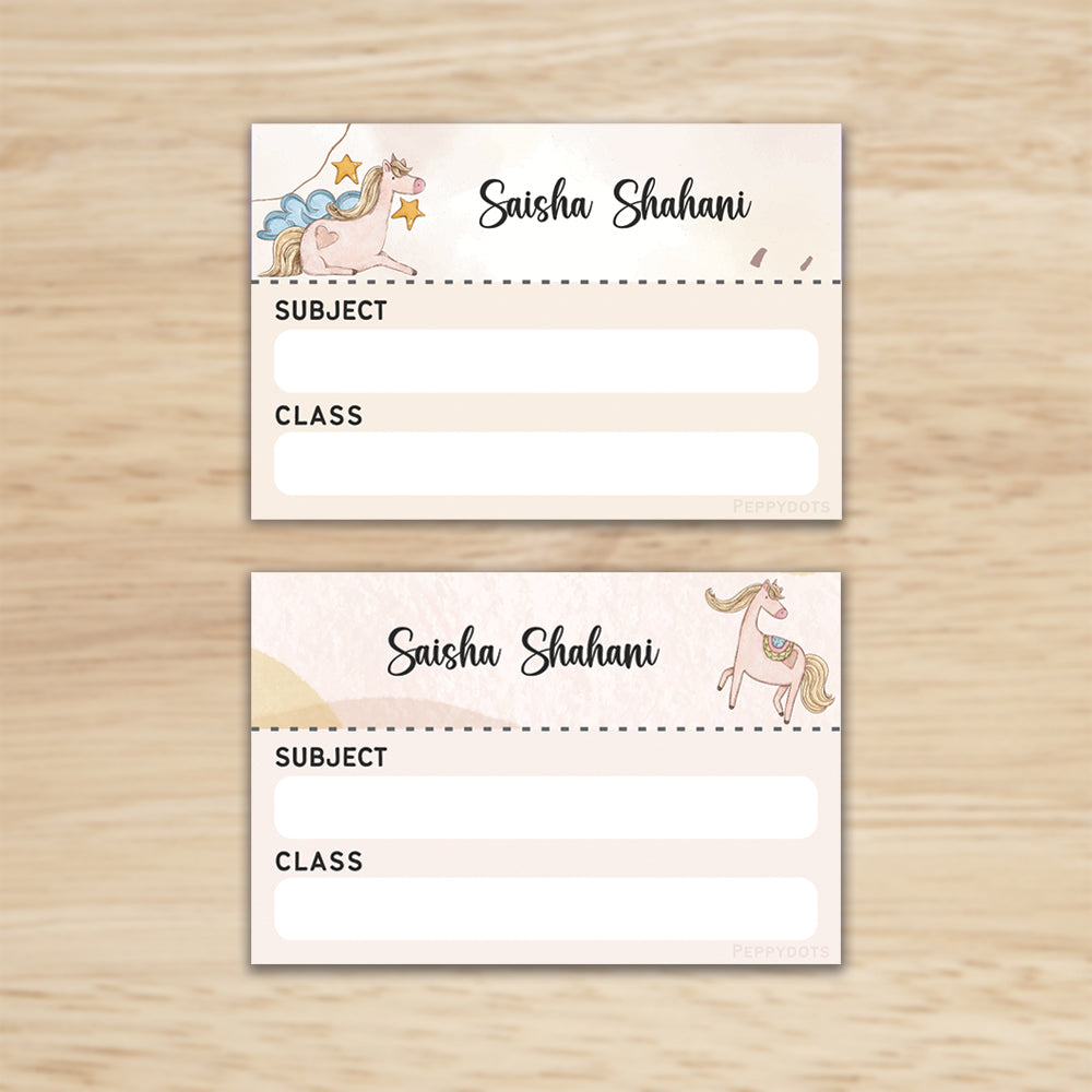 Mini SchoolBook Labels