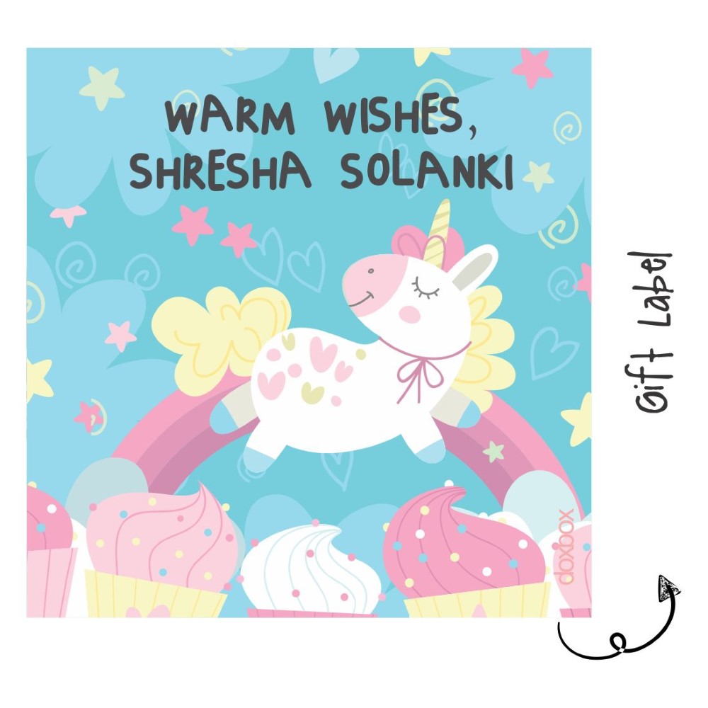 Gift Labels - Unicorn stars