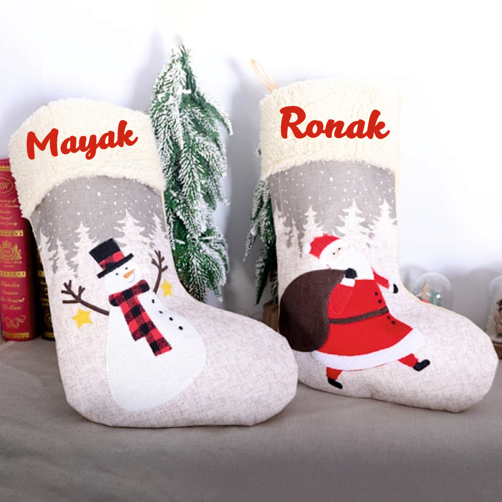 Frosty Forest Stocking