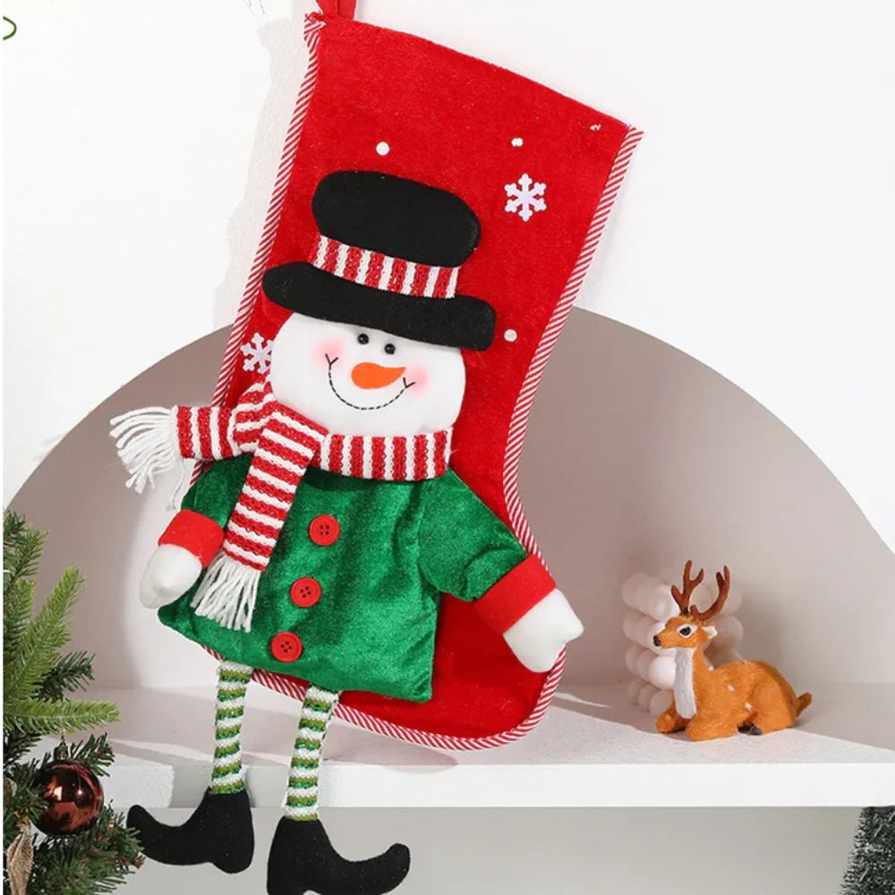 Dangling Legs Stocking (Snowman’s Delight)