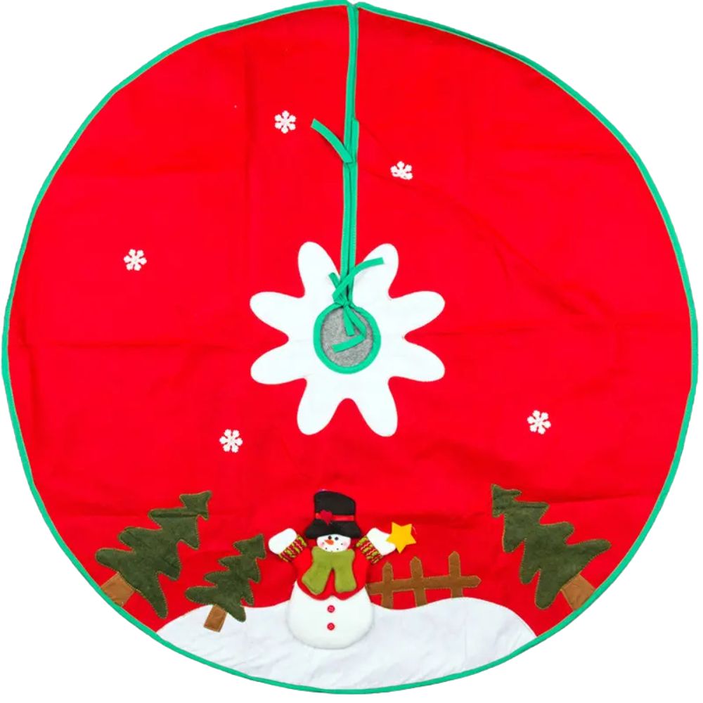 42" Tree Skirts - Snowman’s Magical Playtime