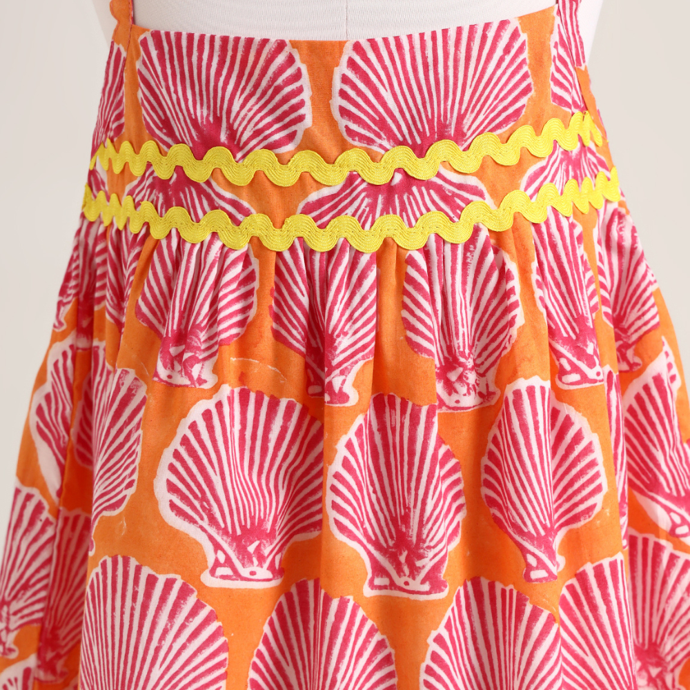 Printed cotton dress