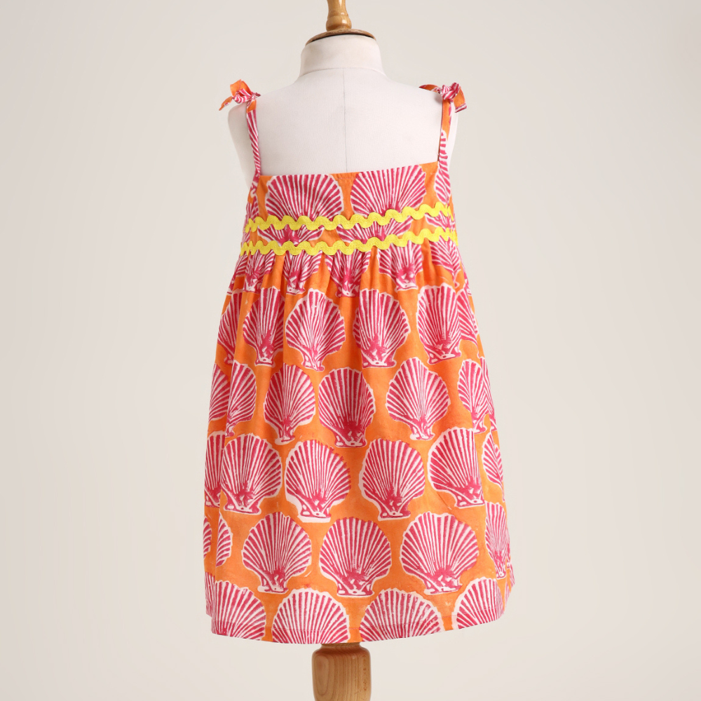 Printed cotton dress