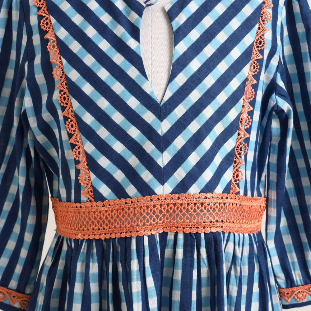 3/4th Sleeves Cotton dress
