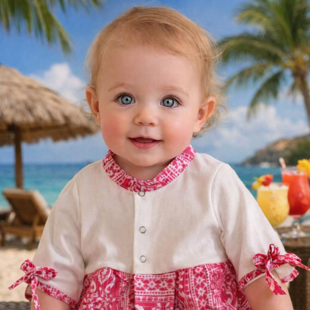 Cotton Dhoti Bodysuit