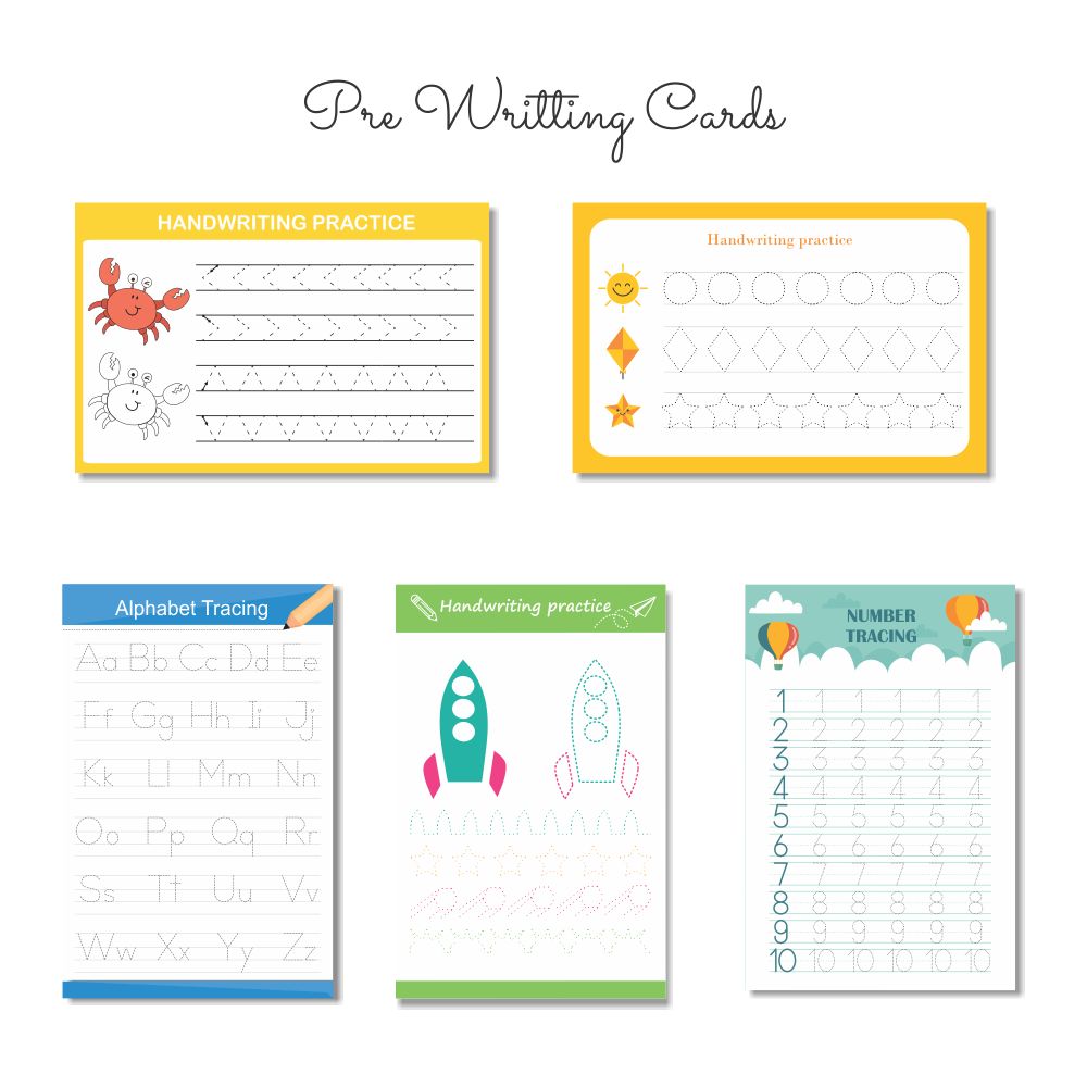 Uppercase ABC Rewritable Flashcards / Tracing mats