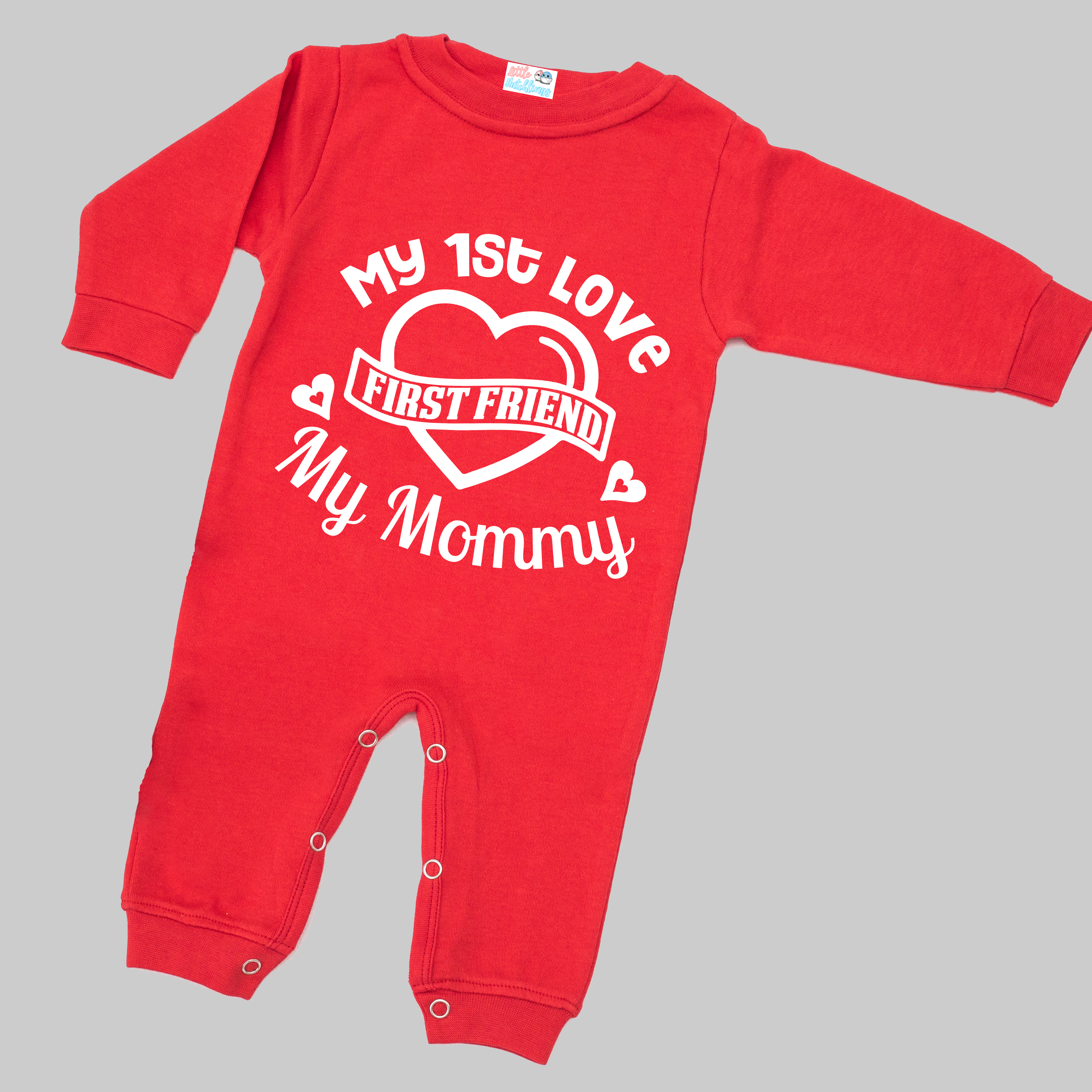 First Love First Friend Mommy - Red Onesie / Romper / Tshirt