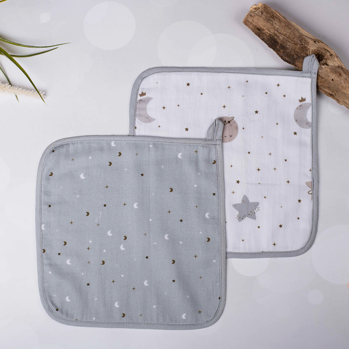 Tiny Snooze Organic Washcloths (Set of 2)