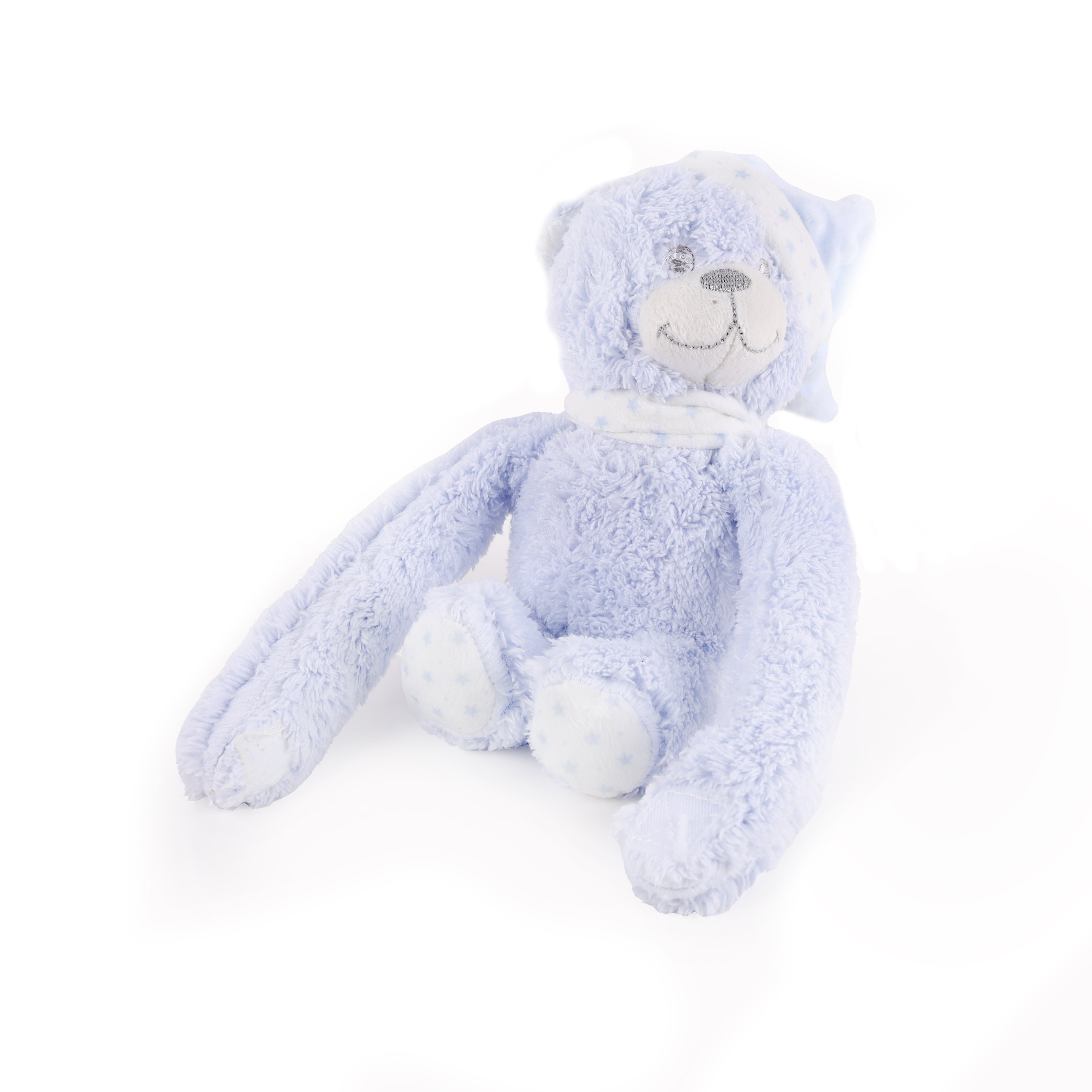 Blue Bear Toy Blanket