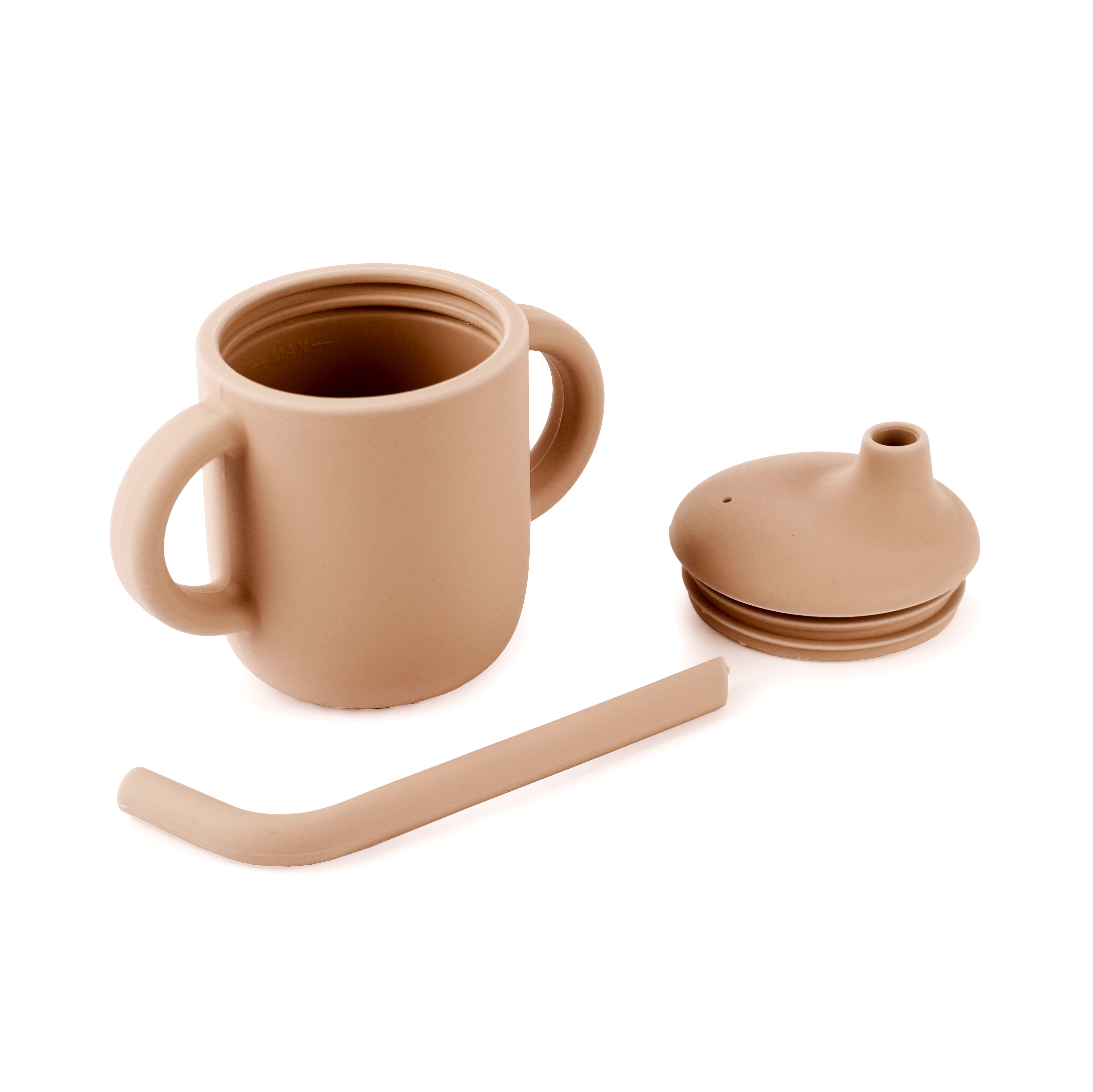 Silicone Cream Cup with Straw