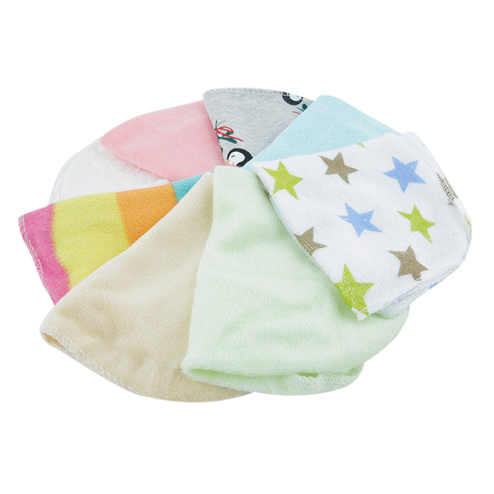 Printed (2425) Multicolour 8 Pk Wash Cloth