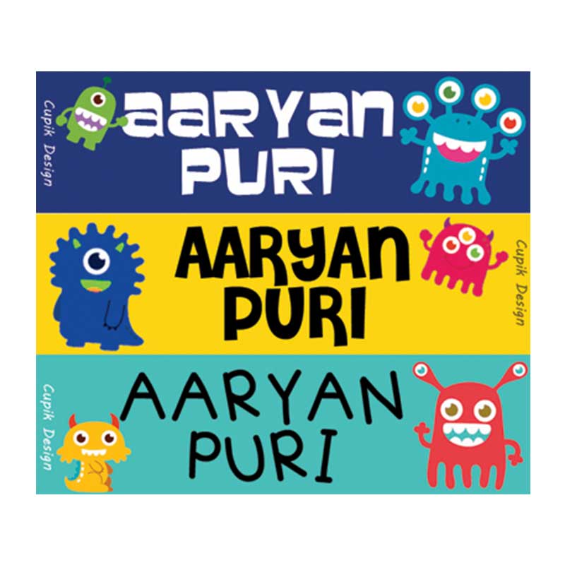 Personalised Waterproof Stickers - Rectangular