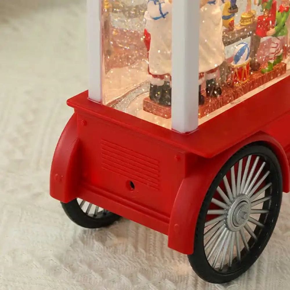 Elf & Santa's Workshop- Light Up Musical Cart