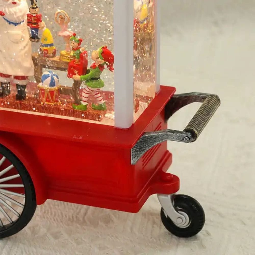 Elf & Santa's Workshop- Light Up Musical Cart