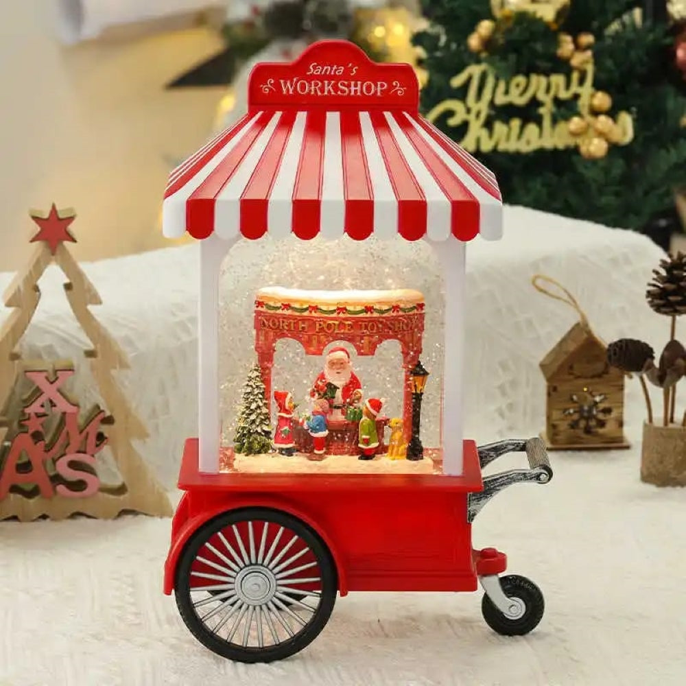 Santa & Friend's Workshop- Light Up Musical Cart