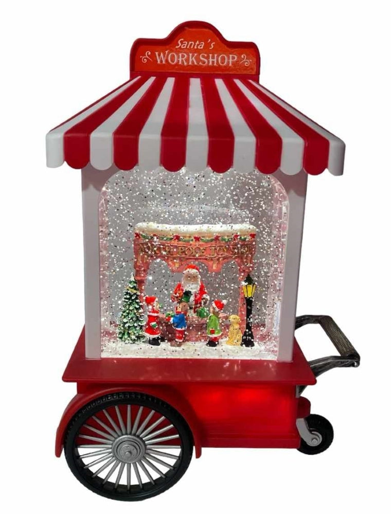 Santa & Friend's Workshop- Light Up Musical Cart