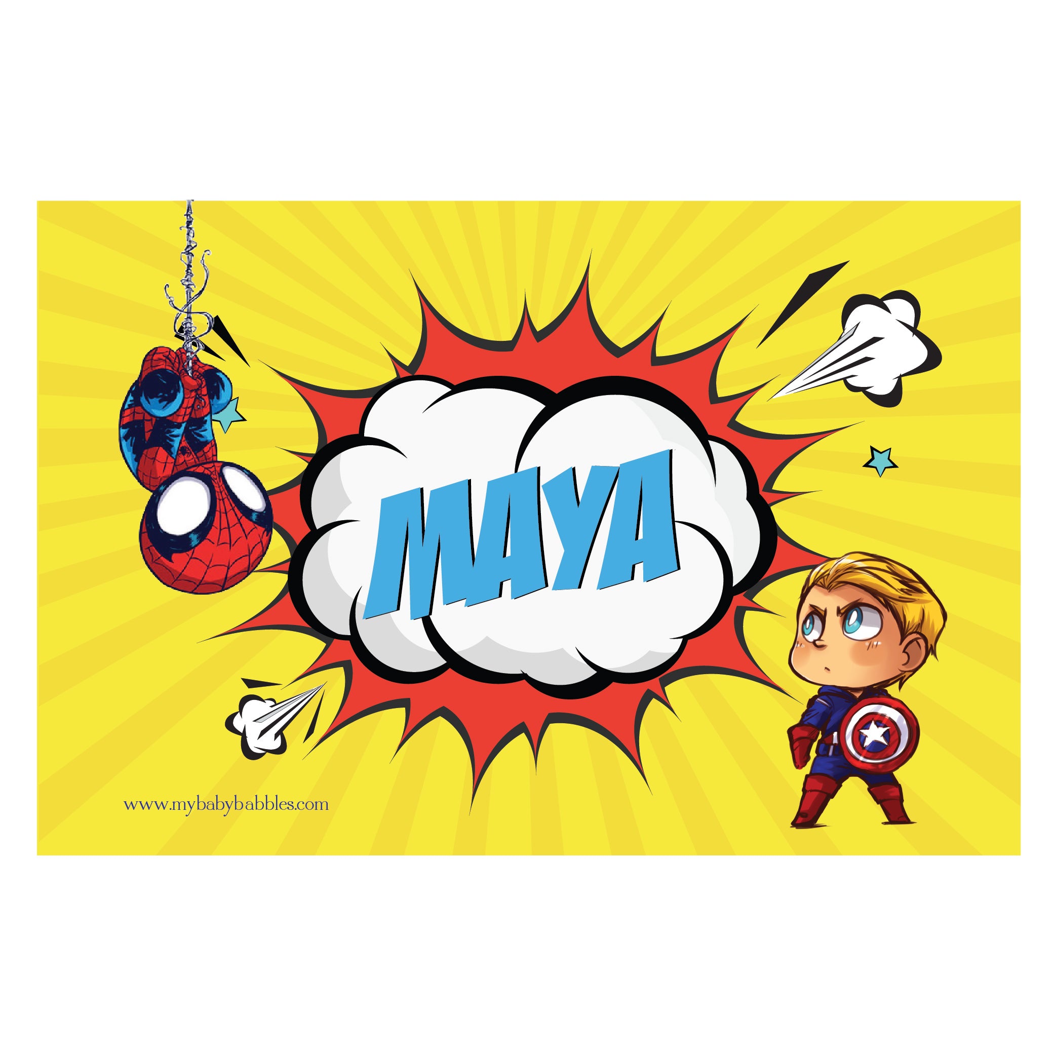 Personalized Themed Tablemat