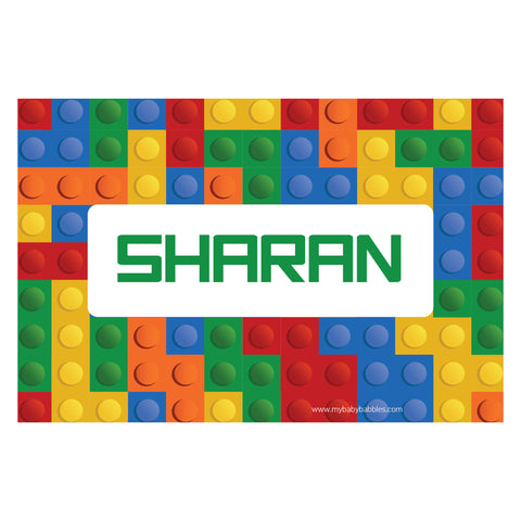 Personalised Themed Tablemat - Lego