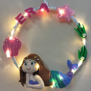 Junior Mystique Mermaid Magic Personalised Mini Hoop