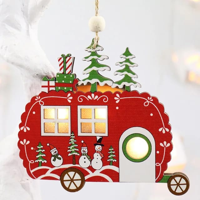 Starlight Snow Ornament- Party Bus