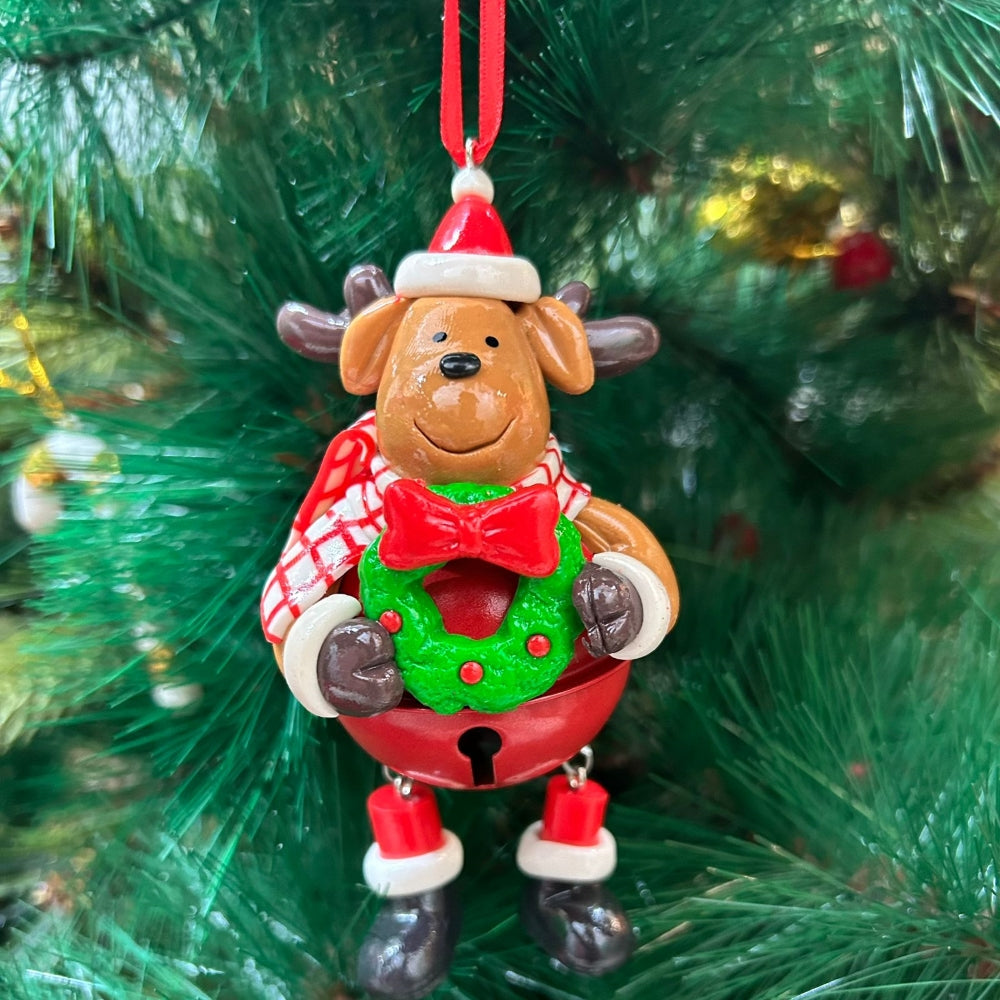 Bell Ornament- Reindeer