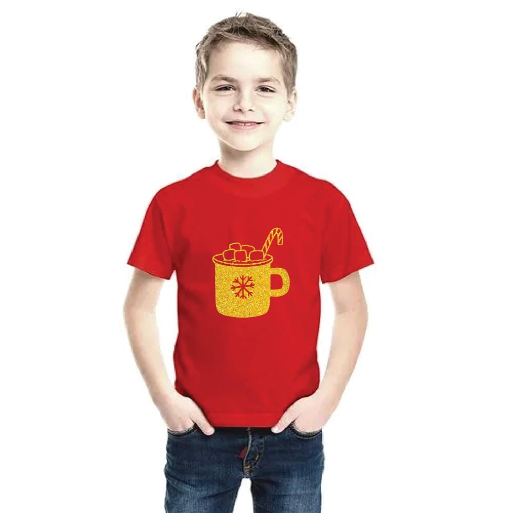 Personalised Christmas Tshirts - Hot Chocolate Cup