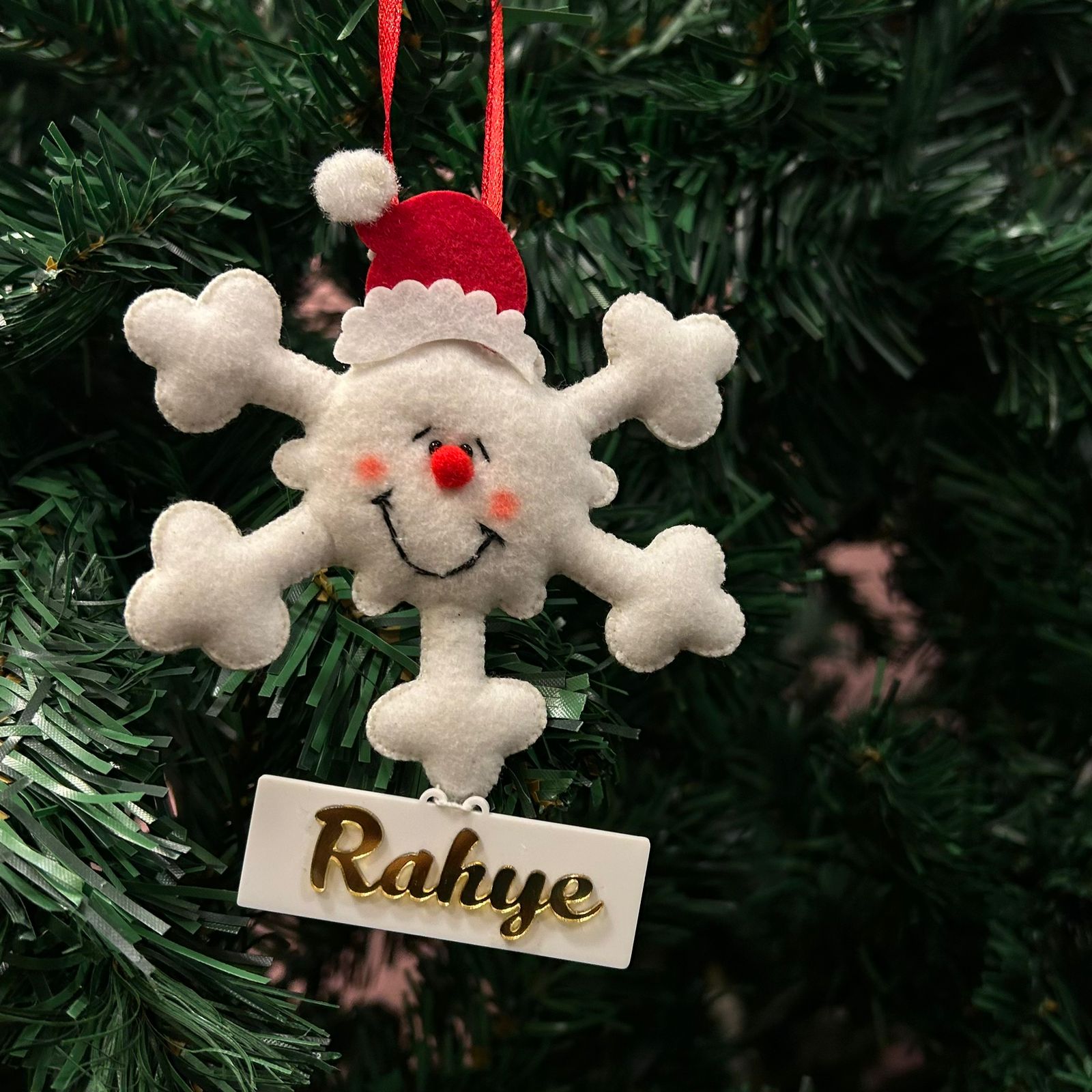 Snowflake Felt Ornament