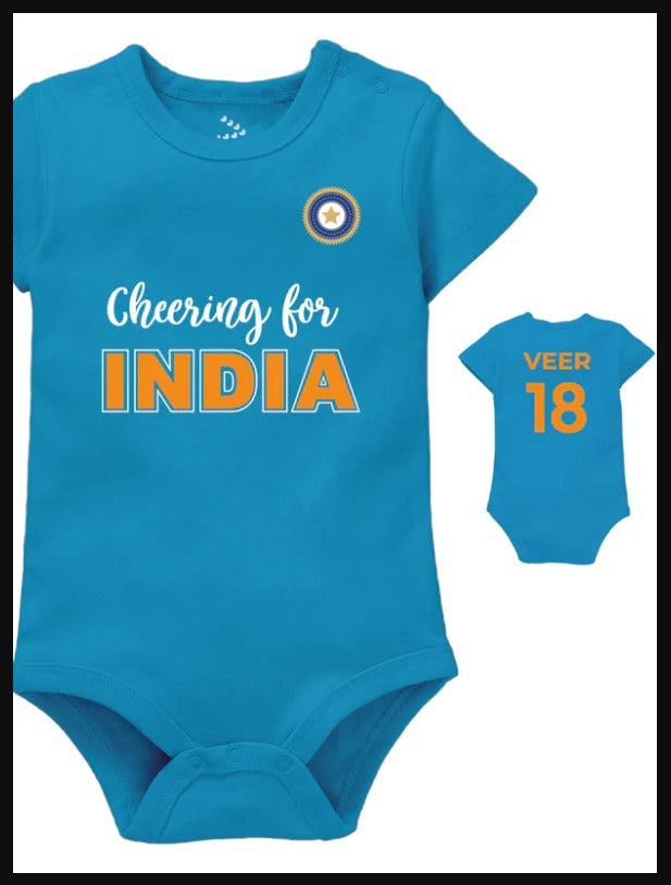 Cheering For India - Onesie