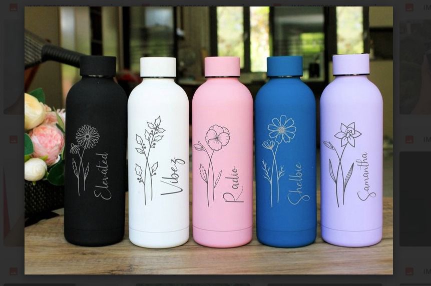 Personalised Insulated Water Bottle