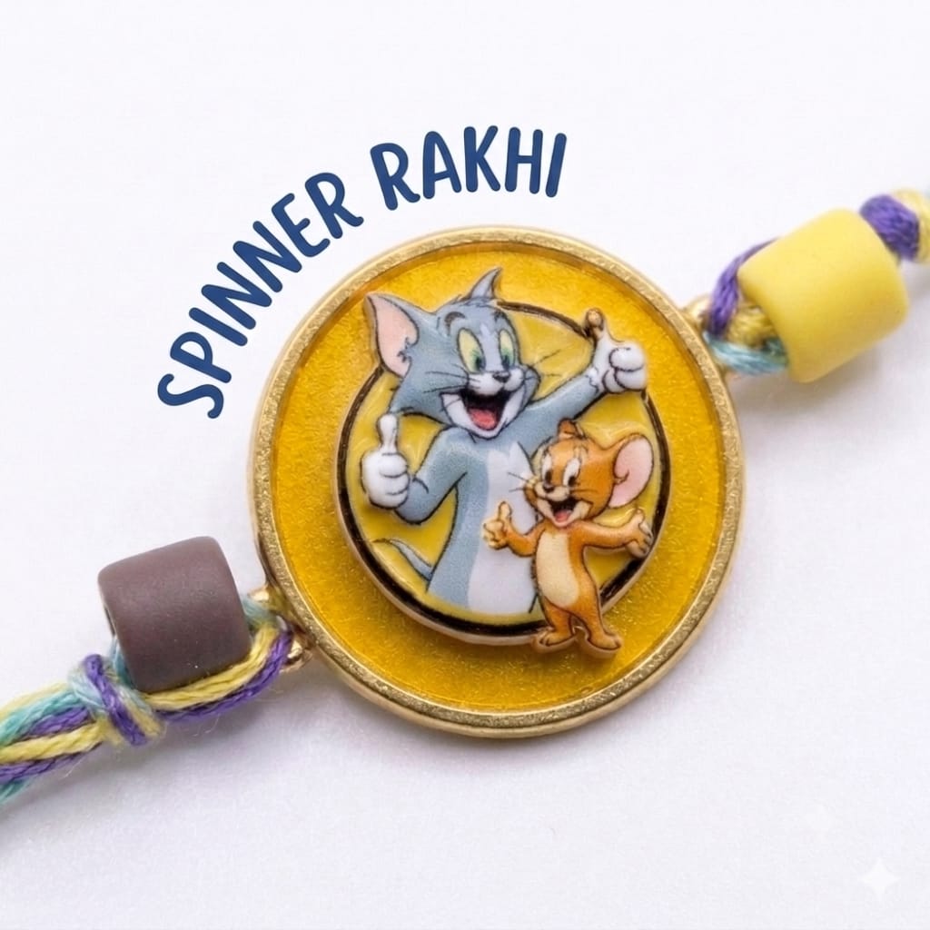 Cartoon Spinner Rakhi