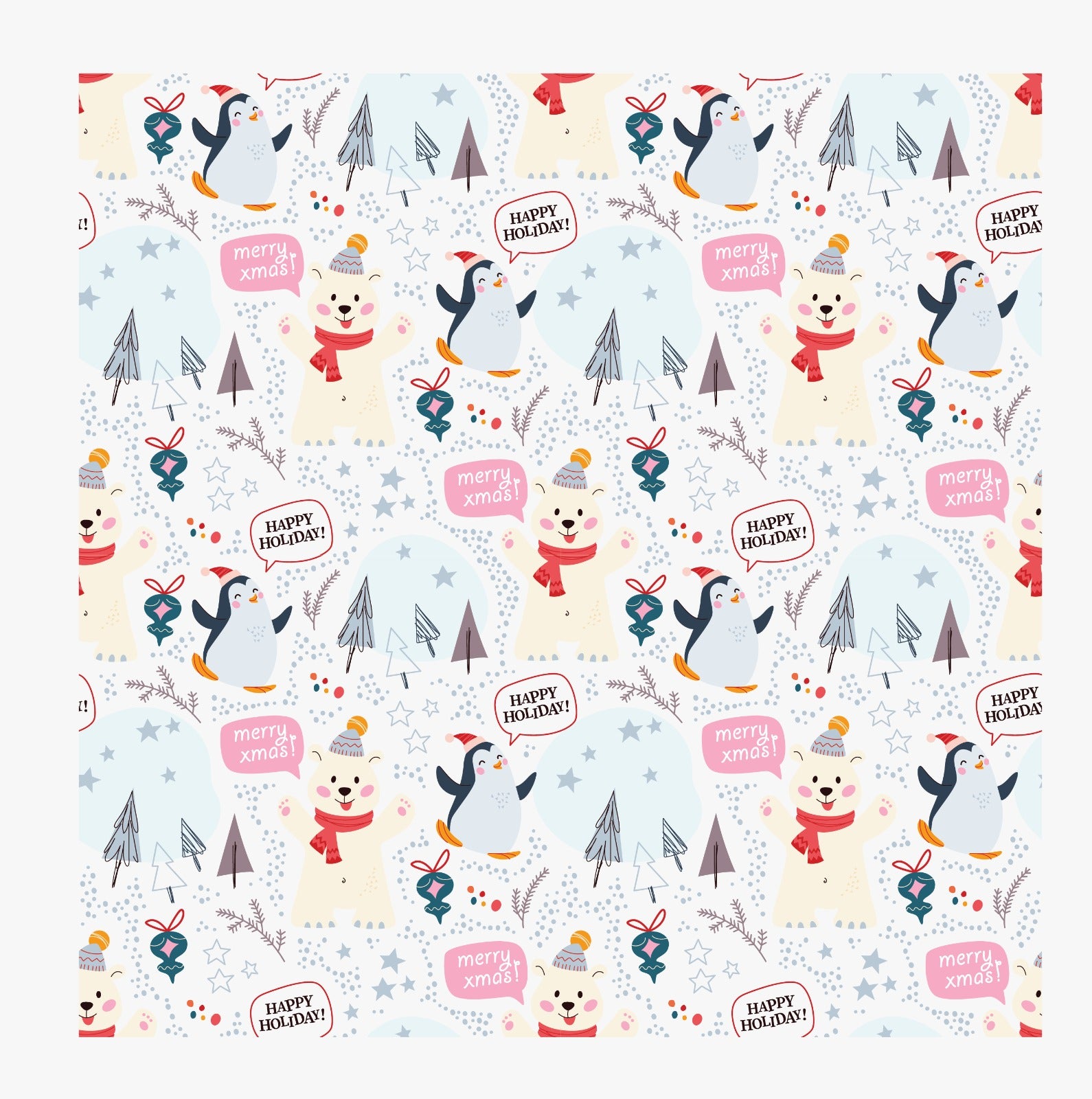 Personalised Wrapping Paper Christmas , Set of 5/10