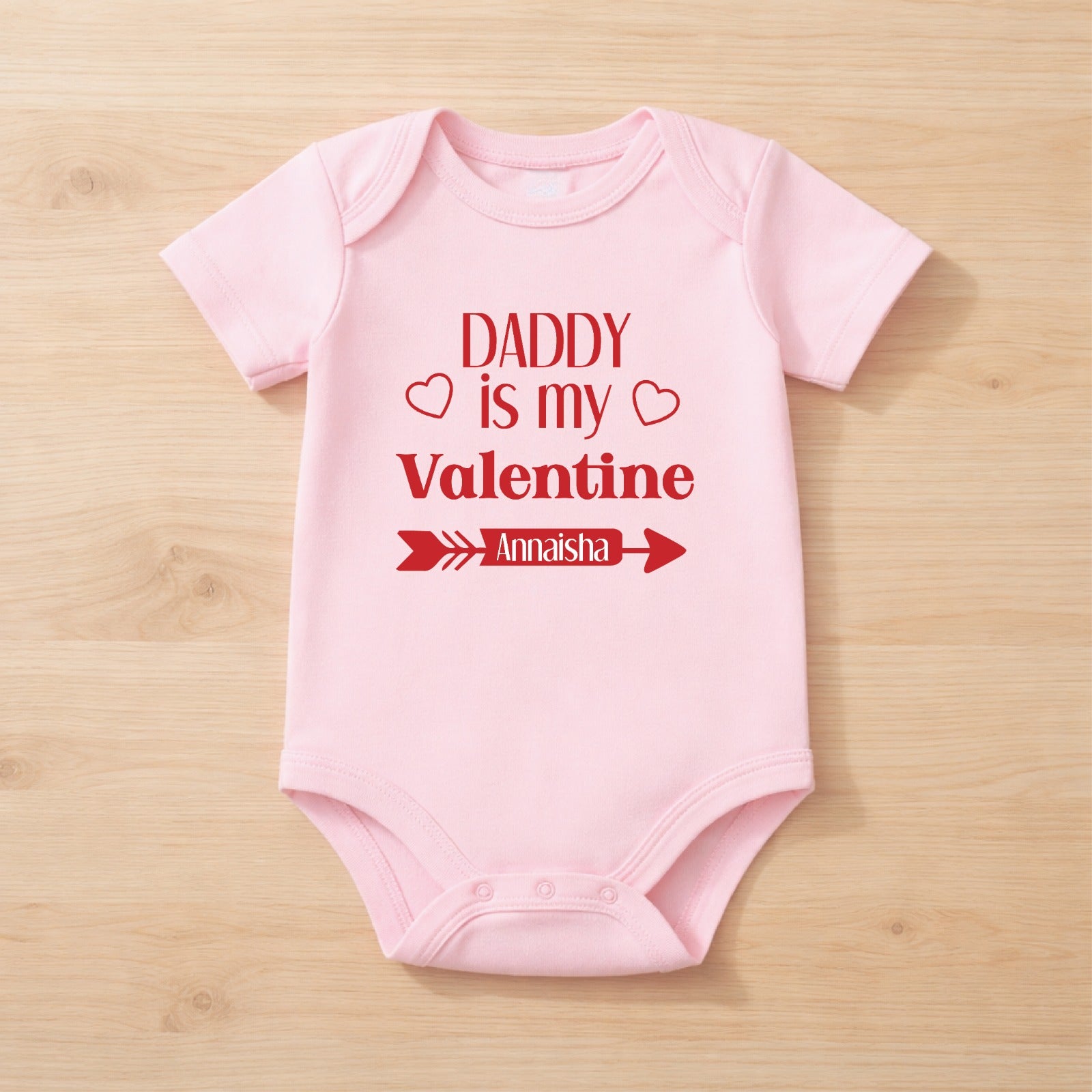 Daddy My Valentine Onesie and T-shirt